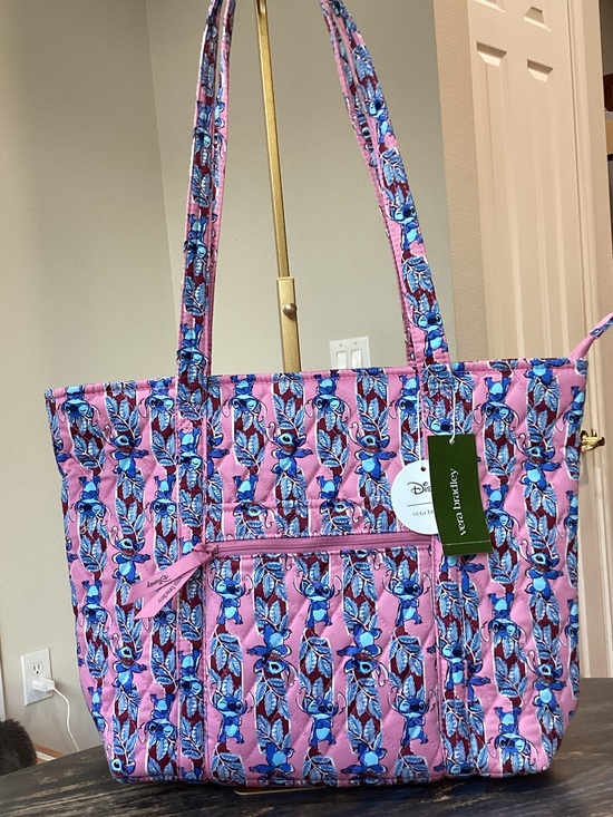 Vera Bradley Handbags - Disney Surfboard Stitch Small Original Vera Tote
in Premium Cotton